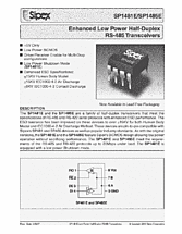 DataSheet SP1481EE pdf